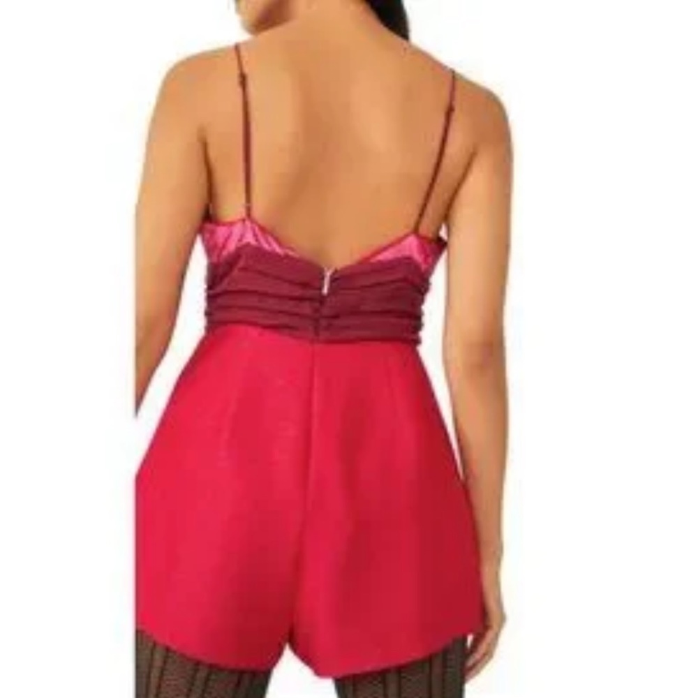 < Free People Skylie Saylor Romper In Pink > - Picture 2 of 8